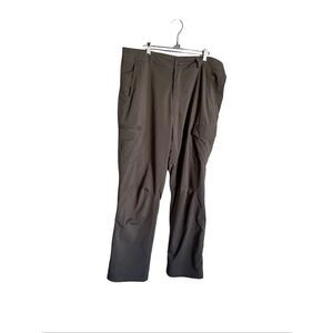 Pacific Trail Mens Brown Straight Leg Stretch Hiking Cargo Pants Size 40/32